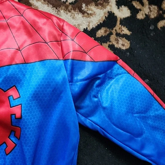 LIKE NEW! Marvel Spiderman Red & Blue Kids Superhero Costume; Size:8 - Picture 13 of 16